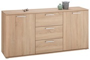 borchardt Möbel Kommode »Tim«, Breite 139 cm, glänzende Metallgriffe