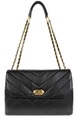 LANCASTER Paris Schultertasche »Trotter bag L«, mit goldfarbenen Details