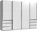 Fresh To Go Schwebetürenschrank »Level«, mit Synchronöffnung