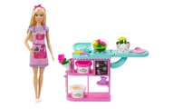 Barbie Floristin-Puppe, Spielset mit Knete und Zubehör Multicolor