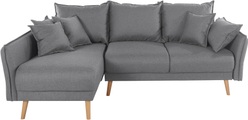andas Ecksofa »Granbo«, incl. Bettfunktion und Bettkasten, Federkern-Polsterung, Seitentasche im Armteil