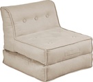 my home Sessel »Caspar«, Loungesessel in 2 Grössen, mit Schlaffunktion und Pouf-Funktion.