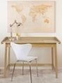 Woodman Schreibtisch »Walter«, mit 3 Klappen, im schlichten skandinavischen Design