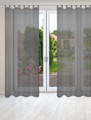 HOME WOHNIDEEN Vorhang »NESSI 2er Pack«, (2 St.), Uni, Voile, transparent, Schlaufen inkl. Zugband, 2er Pack