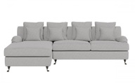 Guido Maria Kretschmer Home&Living Ecksofa »NORIN«, (2 St.), zwei Fussarten: vorne - Rollen, hinten - Holzfüsse