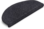Hanse Home Exclusiv Stufenmatte »Liberty«, halbrund, 7 mm Höhe, Unifarben, Strapazierfähig, Flur, Wohnzimmer, Kräftige Farben, Kettelung, Pflegeleicht, Meliert, Treppe, Gekettelt, Set mit 15 Stufenn