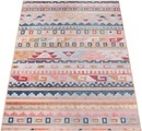 Paco Home Teppich »Fusion 763«, rechteckig, 10 mm Höhe, Kurzflor, gestreift, Ethno, In- und Outdoor geeignet, Wohnzimmer