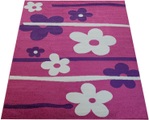 Paco Home Kinderteppich »Alma 904«, rechteckig, 14 mm Höhe, Kurzflor, Kinder Design, Motiv Blumen, Kinderzimmer