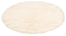 Wollteppich, »Kjara«, Leonique, rund, Höhe 40 mm, handgewebt