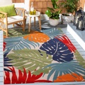 Sanat Teppich »Floral«, rechteckig, 6 mm Höhe, In- und Outdoor geeignet, florales Design, Balkon, Terasse