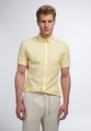 ETERNA KURZARM HEMD SLIM FIT UPCYCLING SHIRT OXFORD GELB UNIFARBEN
