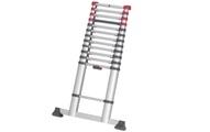 Hailo T80 FLEXLINE 7113-131 Aluminium Teleskopleiter Arbeitshöhe (max.): 4.5 m Silber, Schwarz, Rot 13.1 kg