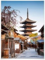 Wall-Art Poster »Yasaka Pagode Japan«, Japan, (1 St.), Poster, Wandbild, Bild, Wandposter