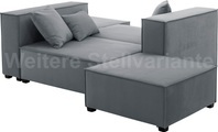 Max Winzer® Wohnlandschaft »MOVE«, (Set), Sofa-Set 09 aus 6 Sitz-Elementen, inklusive 3 Zierkissen, auch als Bett stellbar