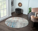 Myflair Möbel & Accessoires Teppich »My Colors«, rund, Kurzflor, Retro-Design, besonders weich durch Microfaser