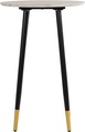 LEONIQUE, Leonique Bartisch »Eadwine«, Tischplatte aus pflegeleitem MDF mit Folie, Gestell aus Metall, in verschiedenen Grössen und Farbvarianten erhältlich, Höhe 90 cm