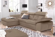 exxpo - sofa fashion Ecksofa, wahlweise mit Bettfunktion und Bettkasten