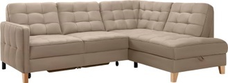 exxpo - sofa fashion Ecksofa »Elio«, wahlweise mit Bettfunktion und Bettkasten, in vielen Bezugsqualitäten