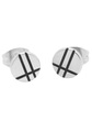 Firetti Paar Ohrstecker »Geometrische Form, Kreis, rund, teilw. geschwärzt, Glanz, massiv«