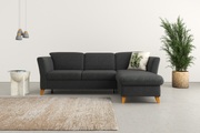 Home affaire Ecksofa »Trelleborg«, Federkern-Polsterung, wahlweise mit Bettfunktion und Bettkasten, Kopfstützen optional