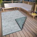HANSE Home Teppich »Pangli, Wendeteppich«, rechteckig, In und Outdoor, Flachgewebe, wendbar, wetterfest, pflegeleicht, robust