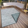 HANSE Home Teppich »Pangli, Wendeteppich«, rechteckig, In und Outdoor, Flachgewebe, wendbar, wetterfest, pflegeleicht, robust