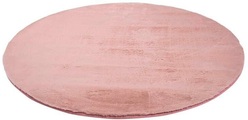Carpet City Hochflor-Teppich »TOPIA400«, rund, besonders weich und kuschelig durch Polyester, Uni-Farben