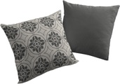 Adam Elements - ADAM - Kissenbezug Romantic Puligny 50 cm x 50 cm, Schwarz