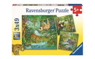 Ravensburger Kinderpuzzle 05180 - Im Urwald -Puzzle für Kinder ab 5 Jahren