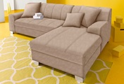 INOSIGN Ecksofa, wahlweise mit Bettfunktion