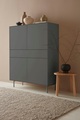 LeGer Home by Lena Gercke Highboard »Essentials«, Höhe: 144cm, MDF lackiert, Push-to-open-Funktion