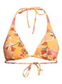 Roxy Beach Classics Tiki Elongat Bikini Oberteil hellorange