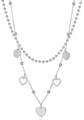 Firetti Kette mit Anhänger »Schmuck Geschenk, Hearts Charm«, zu Kleid, Shirt, Jeans, Sneaker! Anlass Geburtstag Weihnachten