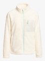 Fleecejacke Ohne Kapuze Damen Ecru XS