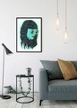 Komar Poster »Grid Green«