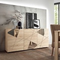 LC Sideboard »Vittoria Sideboard«, Breite 181 cm, Front mit Siebdruck und Spiegel