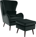 Guido Maria Kretschmer Home&Living Sessel »Sallito«, incl. Hocker, die kleinere Version von 