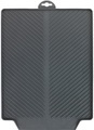 Wenko - Abtropfmatte Linea Grau, 40 x 3 x 30 cm