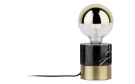 Tischlampe LED E27 20 W EEK: abhängig v. Leuchtmittel (A++ - E) Paulmann Vala 79742 Schwarz, Marmor, Messing