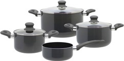 Elo Basic Topf-Set ». Rhino«, Aluminium, (Set, 7 tlg.)