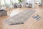 NORTHRUGS Läufer »Jardin«, rechteckig, 5 mm Höhe, In-und Outdoor geeignet, Wohnzimmer, Balkon, Terrasse, Garten, Robust, Pflegeleicht, Flachgewebe, Wendbar