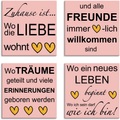 Artland Leinwandbild »Wo die Liebe wohnt«