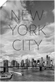 Artland Wandbild »NYC Brooklyn Bridge & Lower Manhattan«, New York, (1 St.), in vielen Grössen & Produktarten - Alubild / Outdoorbild für den Aussenbereich, Leinwandbild, Poster, Wandaufkleber / Wandtattoo auch für Badezimmer geeignet