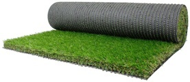 Primaflor-Ideen in Textil Kunstrasen »FORESTLAND«, rechteckig, 37 mm Höhe, Rasenteppich, realistische Optik, mit Drainagefunktion, strapazierfähig, wasserfest, UV-stabil & witterungsbeständig, ideal für Balkon & Terrasse
