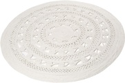 Teppich, »Crochet Style«, Esprit, rund, Höhe 8 mm, handgewebt