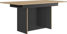 Tisch RAFAËL 160-205x90x77cm schwarz