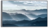 undefined, Leinwandbild »Berglandschaft Im Morgengrauen - Leinwandbild«