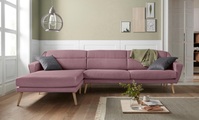 andas Ecksofa »Bille«, mit Naht im Rückenkissen und Beinen aus Eichenholz, Design by Morten Georgsen