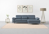 sit&more Ecksofa »Cabrio«, mit Sitztiefen- und Armteilverstellung sowie Federkern, 2 Nierenkissen