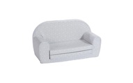 Knorrtoys Kindersofa Grau mit Geo